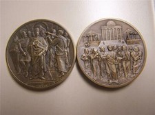 LA CHIAMATA DEGLI APOSTOLI FRANKLIN MINT THE 12 SAINTS MEDAL SET CHRISTIAN RARE