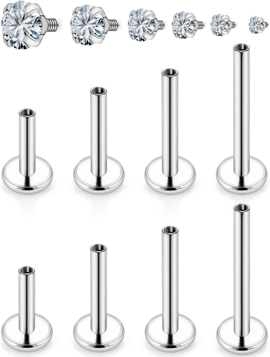 Medusa Piercing Jewelry Stainless Steel Labret Jewelry Monroe Lip Rings Differen