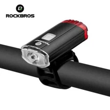 ROCKBROS Bike Headlight Rear Light 2 in 1Waterproof USB Rechargeable Light set
