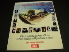 PAULINA RUBIO Pandora THALIA Ricardo Montaner CALA others 1994 PROMO DISPLAY AD