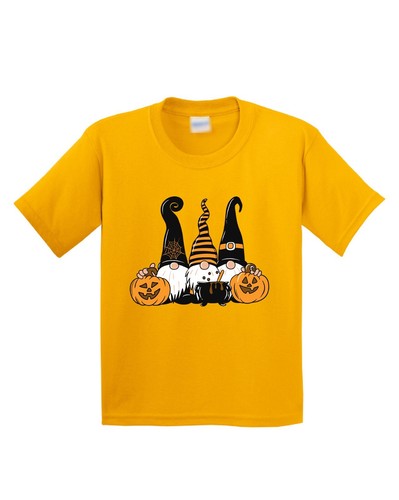 Gnomes Halloween Pumpkin Funny Happy Christmas Kids T-Shirt New Holiday Gift Tee - Picture 9 of 14