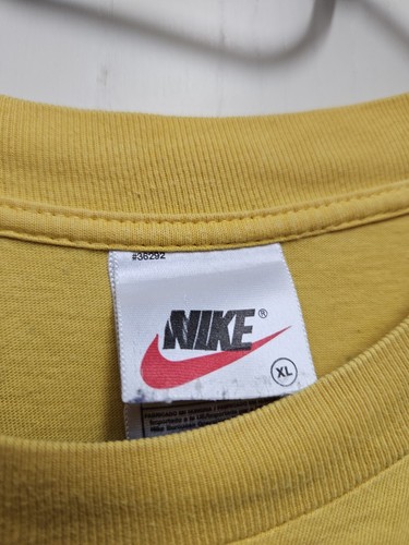 Vintage Nike Ronaldo R9 T-Shirt XL Fußball Gelb Shirt Brasilien Jersey Baumwolle - Bild 7 von 23