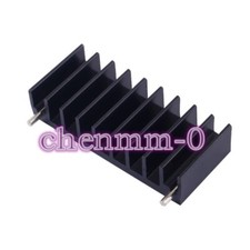 10PCS Heat sink 46 10 20mm black with needle aluminum radiator LED ZJ