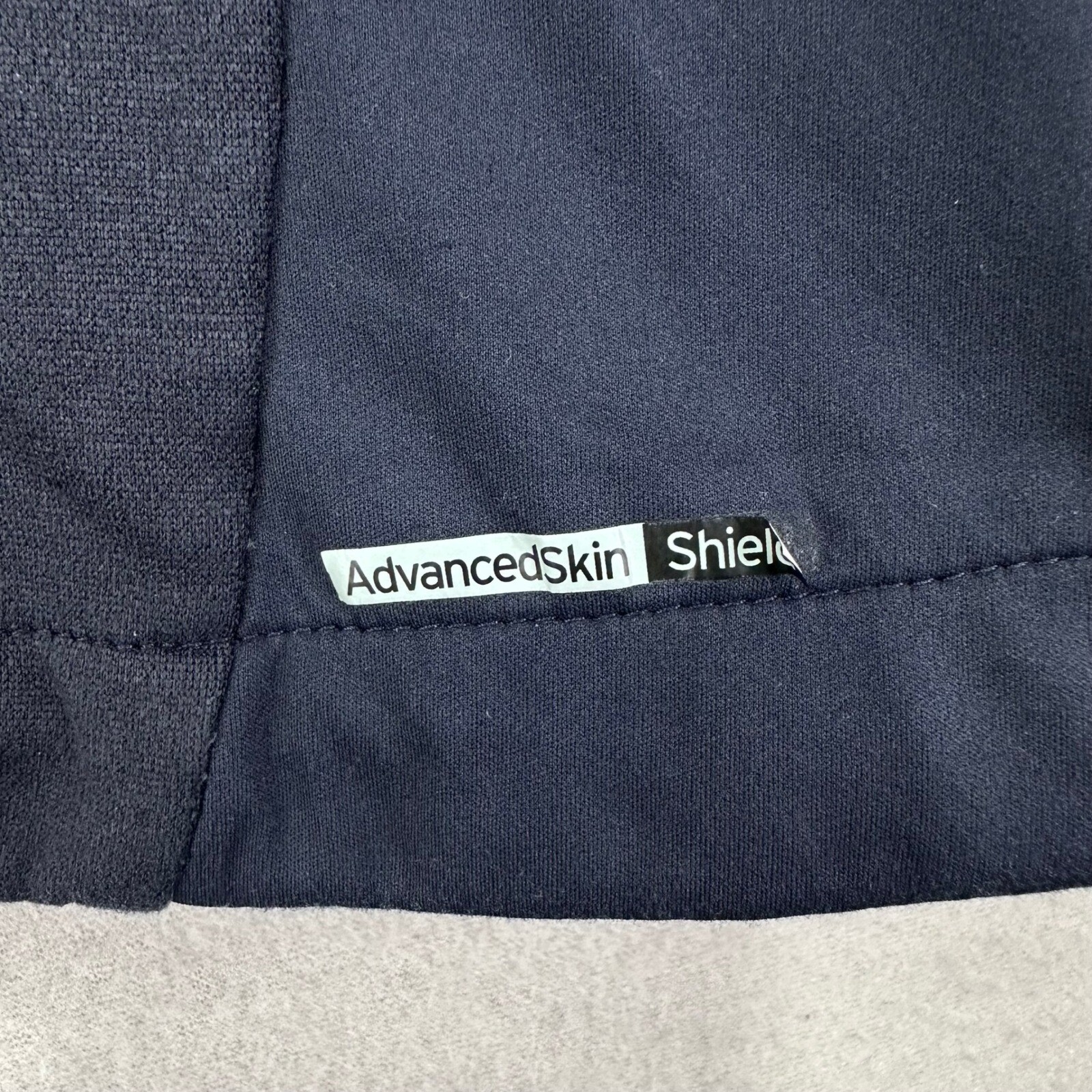 Giacca Salomon uomo grande blu scuro corsa escursionismo avanzato scudo pelle zip intera