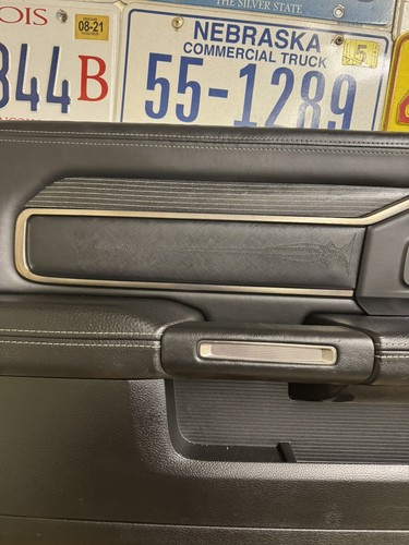2019-2024 Ram 2500 3500 Limited Left Rear Door Panel Trim Bezel. - Picture 2 of 8
