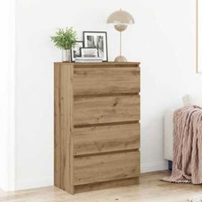 Sideboard 4 Schubladen Kommode Schrank Mehrzweckschrank Holzwerkstoff vidaXL