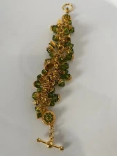 Vintage Zander Elliott Lunch At The Ritz Swarovski Crystal Cha Cha Bracelet