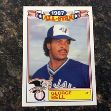 1988 Topps 1987 All-Star Game 6 of 22 George Bell Toronto Blue Jays
