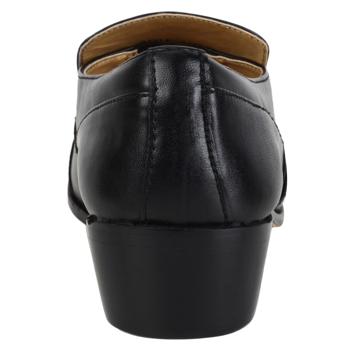 LIBERTYZENO Mens Black Manmade Leather Loafers and Slip On Shoes LIBERTYZENO Men Manmade Leather Formal Casual Loafer Slip on  main image 2