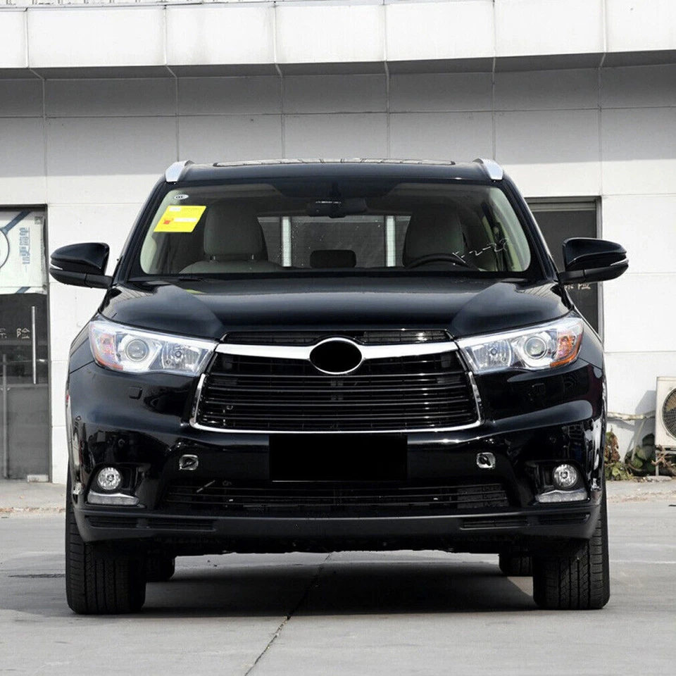 1 par de lentes de faros de lámpara de carcasa transparente para Toyota Highlander 2015-2017 Foto 4 de 4