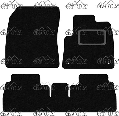 FITS CITROEN BERLINGO MULTISPACE 2019 & ON TAILORED BLACK CARPET CAR FLOOR MATS