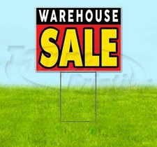 WAREHOUSE SALE 18x24 Yard Sign WITH STAKE Corrugated Bandit USA BUSINESS DEALS