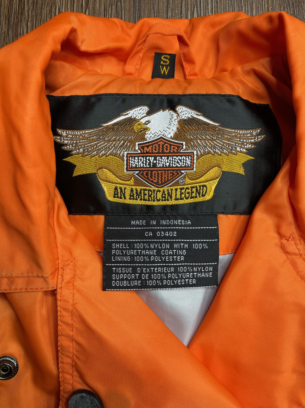 Harley-Davidson Mesh Racing Jacket for Women (Size M) polyester white type Vintage Second Hand main image 1