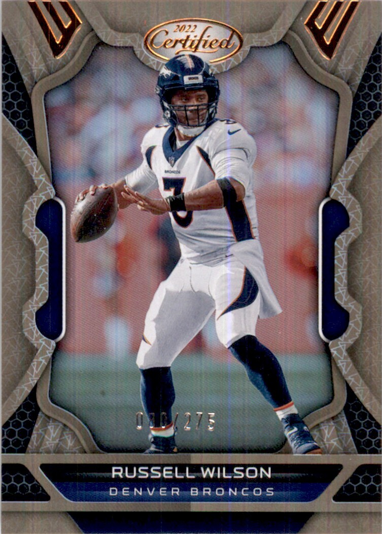 2022 Panini Certified Bronze /275 Russell Wilson Denver Broncos #30