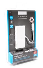 Vivanco USB 3.1 Typ C Card Reader + Hub 3-fac...