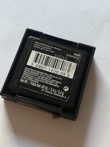 Revlon Matte 008 Aubergine Eye Shadow Eyeshadow See Images No Brush Unsealed New - Picture 2 of 3