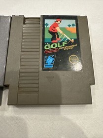 Golf (Nintendo, NES 1985) 2X Both Games One Price!  Works! Ships FREE! 🔥🎮