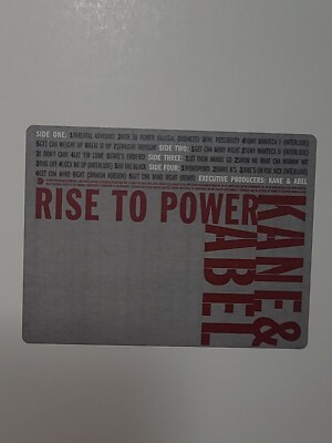 KANE AND ABEL Rise To Power 2X LP VINYL PROMO 1999 NM/VG