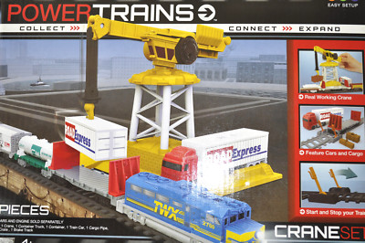 Power City Trains Kran Erweiterungsset - JAKKS Pacific - 2012 - Ladung und Auto - versiegelt