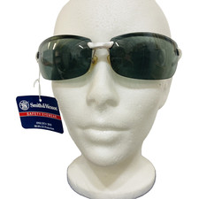 Smith  Wesson Safety Eyewear 38481 Smoke Lens Aluminum Frame
