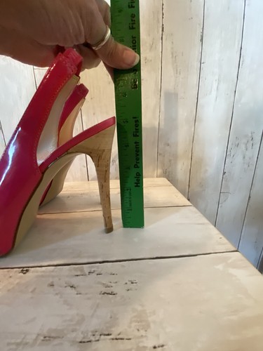 Guess High Heels/Stilettos Barbie Pink Open Toe SZ 8 Sling Back Legally Blonde - 第 11/11 張圖片
