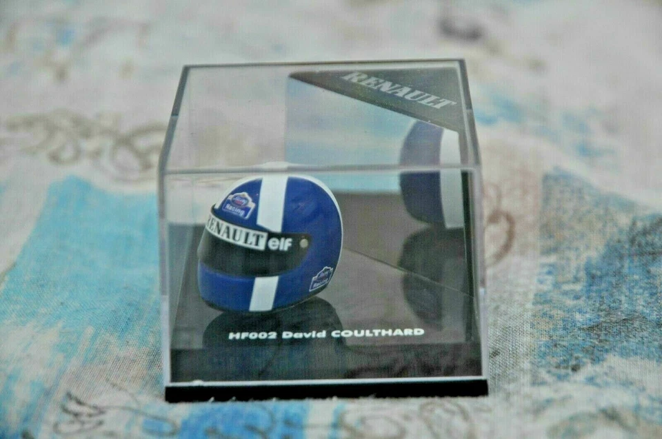 Casque David Coulthard HF002 Williams Renault Onyx 1/12 F1 helmet Formule 1 - Immagine 4 di 4