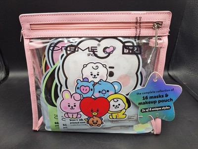 BT21 The Creme Shop: Complete Collection of 16 Masks & Makeup Pouch (BBM8199)