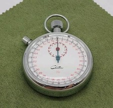 Vintage Chateau Stop Watch 1/10th Timer - Time Piece Pocket Size - WORKS (Rare)