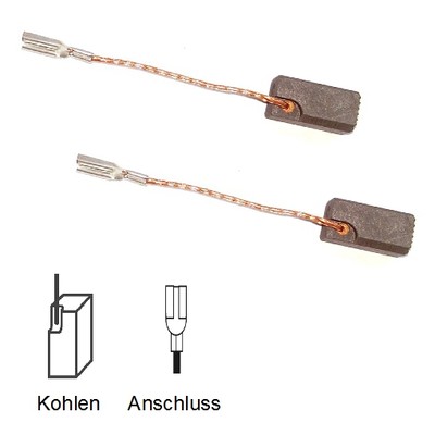Kohlebürsten HITACHI G 10 SR 3 , G 12 SR 3 , G 13 SR 3 - 6,5 x 7,5 x 14mm (2114)