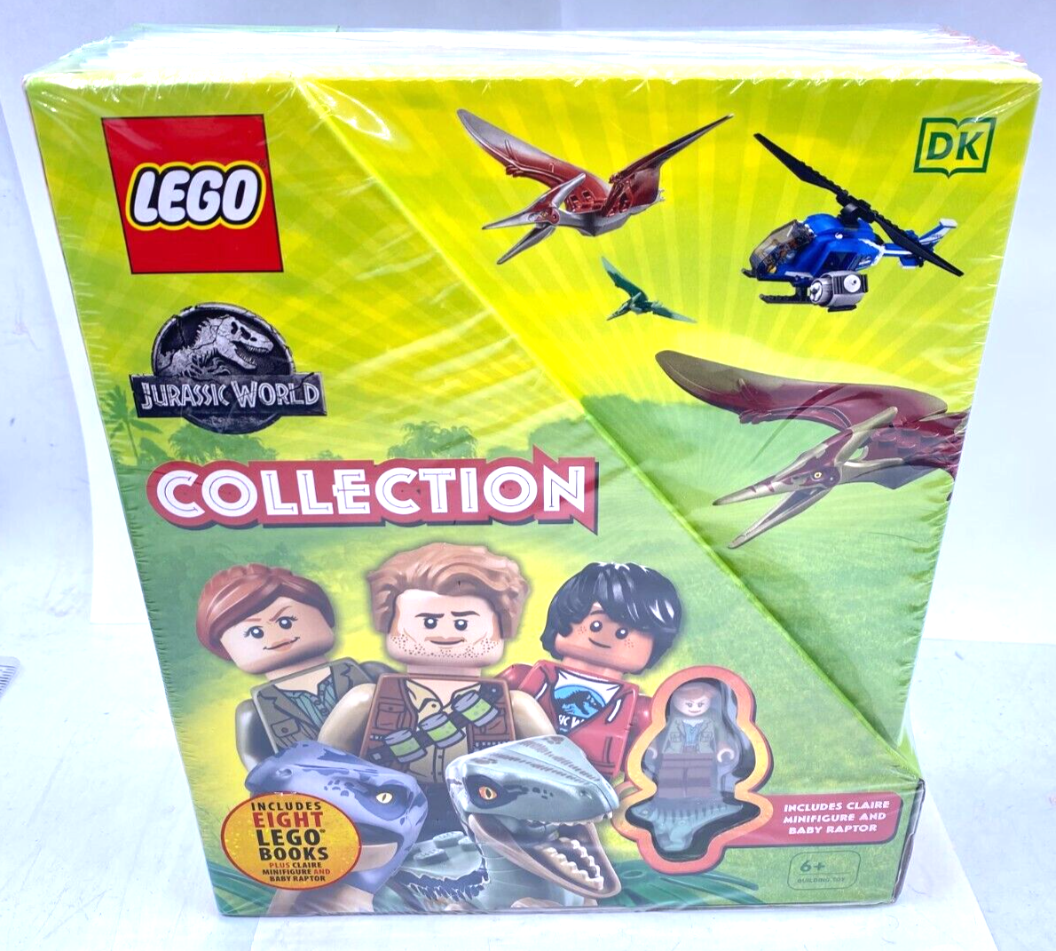 Lego Jurassic World Collection Book Set of 8, W Claire Minifigure