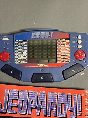 Vintage 1995 Jeopardy Handheld Game by Tiger Electronics - Cartridge - Working