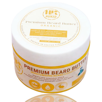 Premium Bartbutter - Feuchtigkeitsspendender Conditioner, 100% rein, handgefertigt in UK 120ml