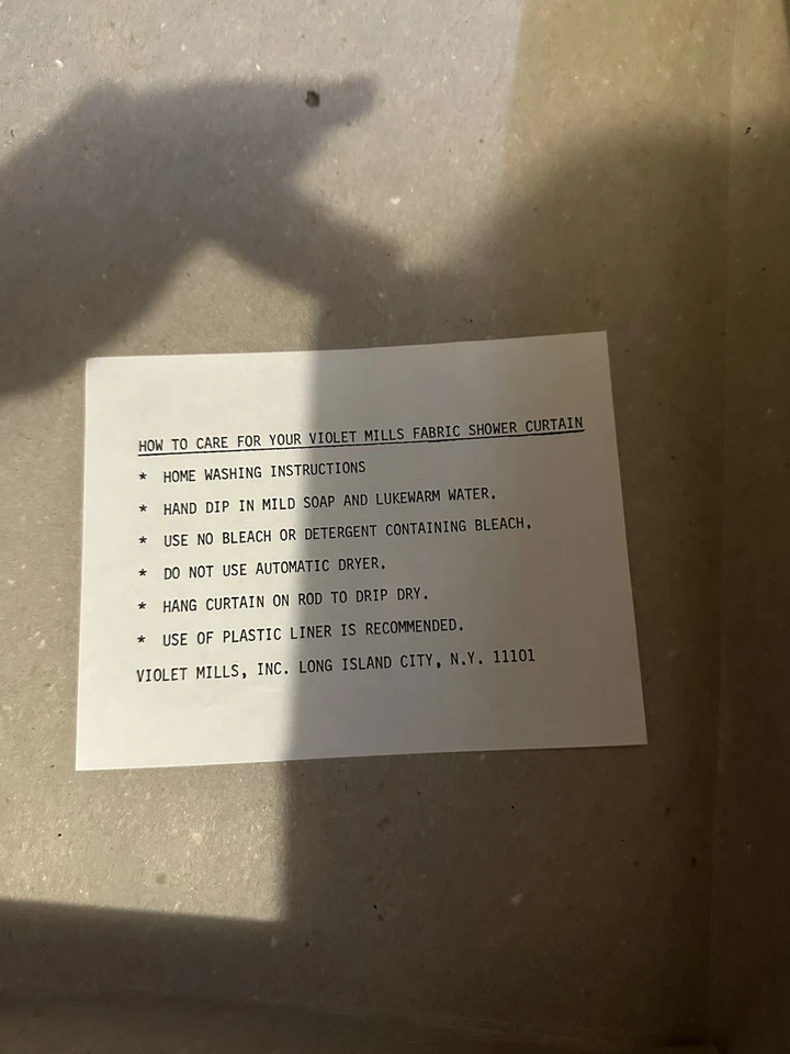 Conjunto Cortina de Ducha Vintage Violet Mills Rivoli-Ruff Mediados de Siglo Moderno Foto 4 de 4