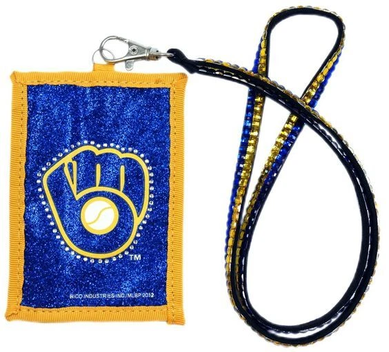 Rico MLB Beaded Lanyard with Nylon Wallet - Image 2 of 4
