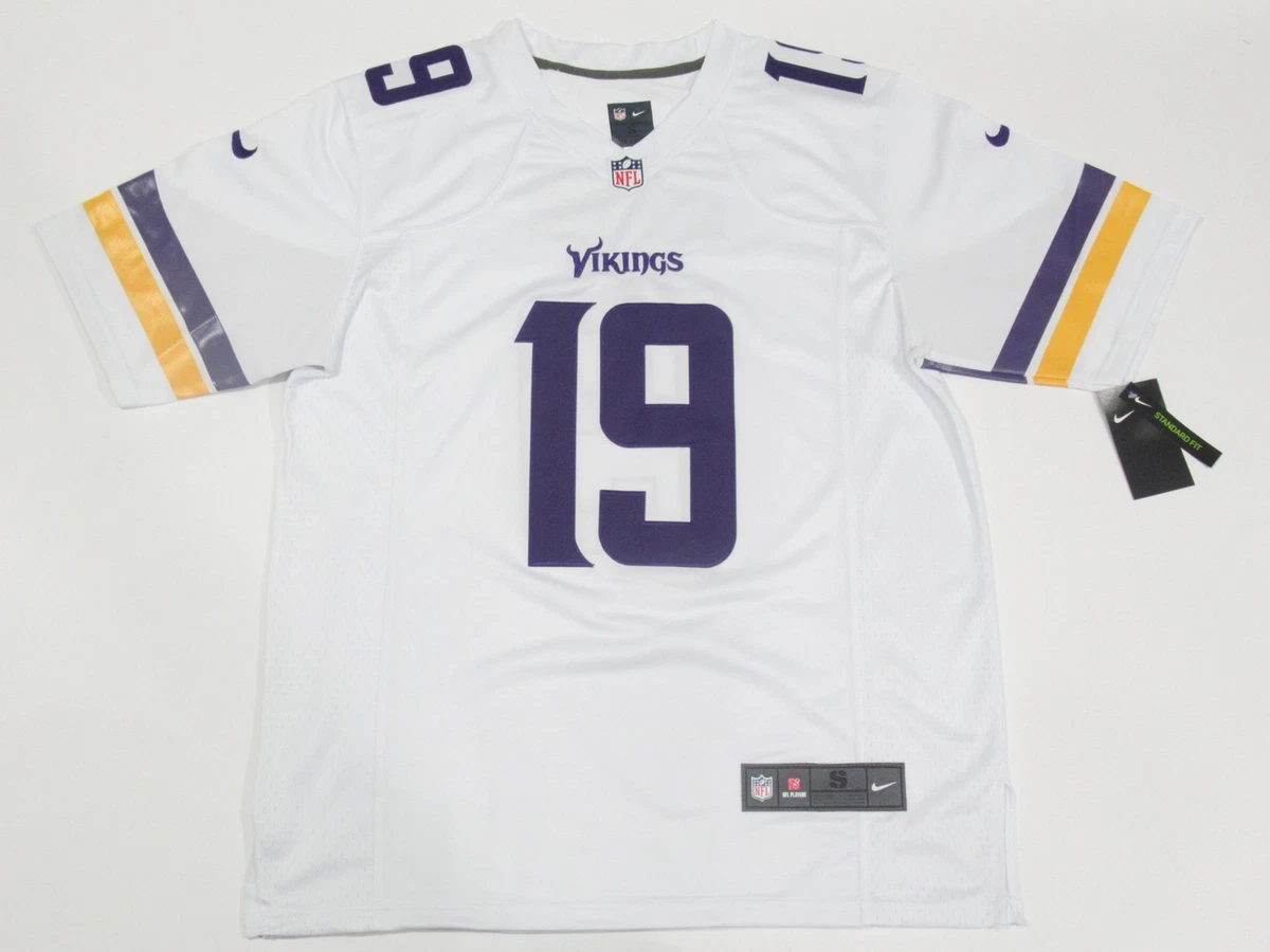 NWT Adam Thielen #19 Minnesota Vikings On-field Limited Game Men's Jersey White