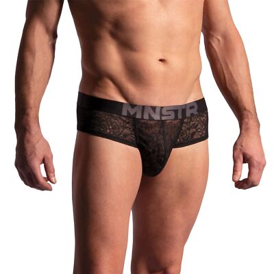 Manstore M2231 Cheeky Slip Herren Enhancing Pouch Unterwäsche Sexy Transparent Spitze