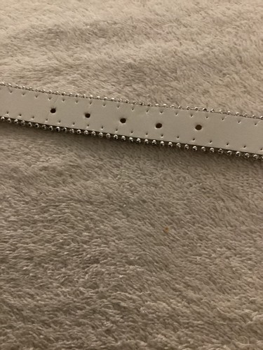 Cintura donna rosa 30" abbagliata con pietre gioiello e motivo diamanti glitter - Foto 10 di 11