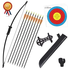 ELONG Archery Recurve Bow and Arrow Youthbow Set - Beginner Bows for Outdoor 