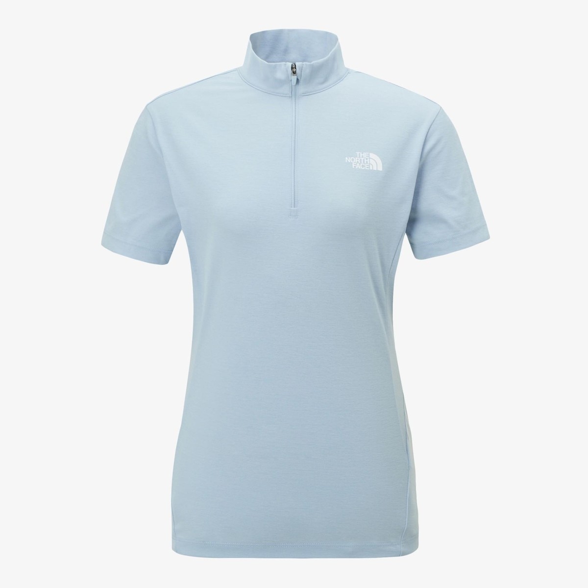 ★送料・関税込★THE NORTH FACE★ASCEND S/S ZIP TEE★ Genuine The North Face ASCEND S/S ZIP TEE PASTEL_BLUE | eBay