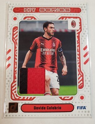 Davide Calabria 2023-24 Panini Donruss Kit Series Patch Card