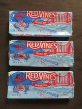 (3) Red Vines Original Red Flavor Licorice 5 Oz Movie Theater Size Trays !