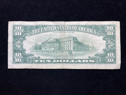 1995 U.S. $10 Federal Reserve Note (Hamilton) w/ Holder - Picture 3 of 4