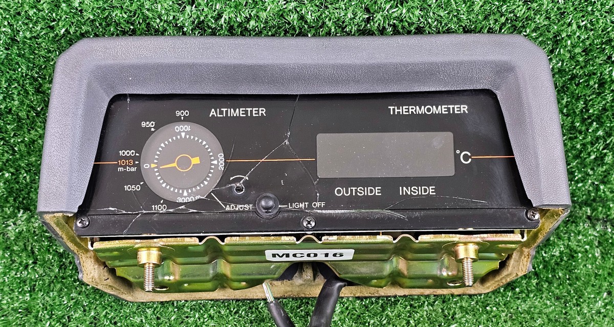 Toyota Landcruiser FJ70 Series Altimeter with Thermometer Oem Rare
