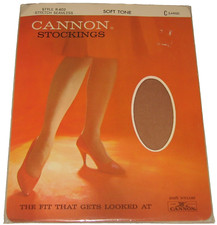 VtG CANNON New Stretch Seamless Soft Tone 100 Nylon R-402 Stockings C/Large