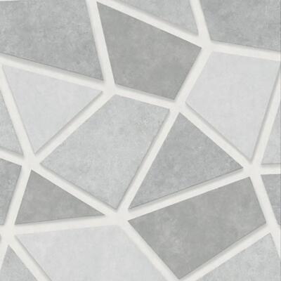 Fine Decor Apex Grau Geometrisch Stein Tapete Modern Metallic Paste The Wall