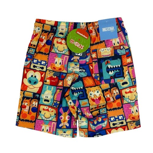 Nickelodeon X RSVLTS Tiki Toons Youth Large Swim Short Size L NWT - Picture 2 of 6