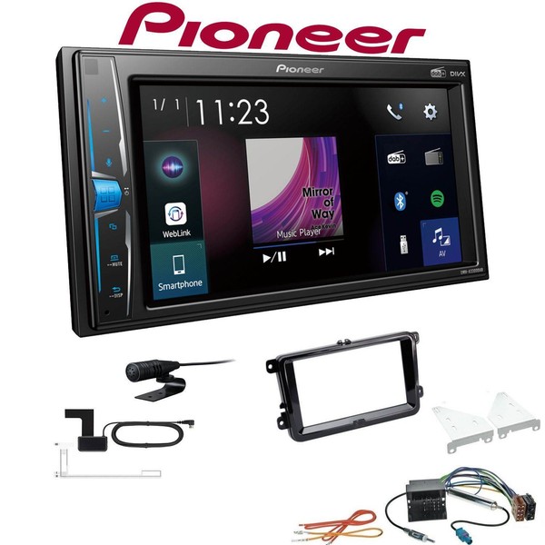 Pioneer Multimedia Autoradio Bluetooth Dab+ FüR Volkswagen VW Golf VI 2003-2013-image
