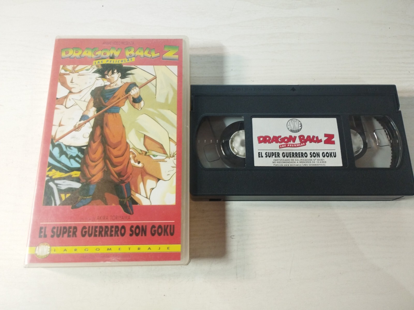 Dragon Ball Super Guerrero Son Goku Volumen 7 Akira Toriyama VHS Tape Español