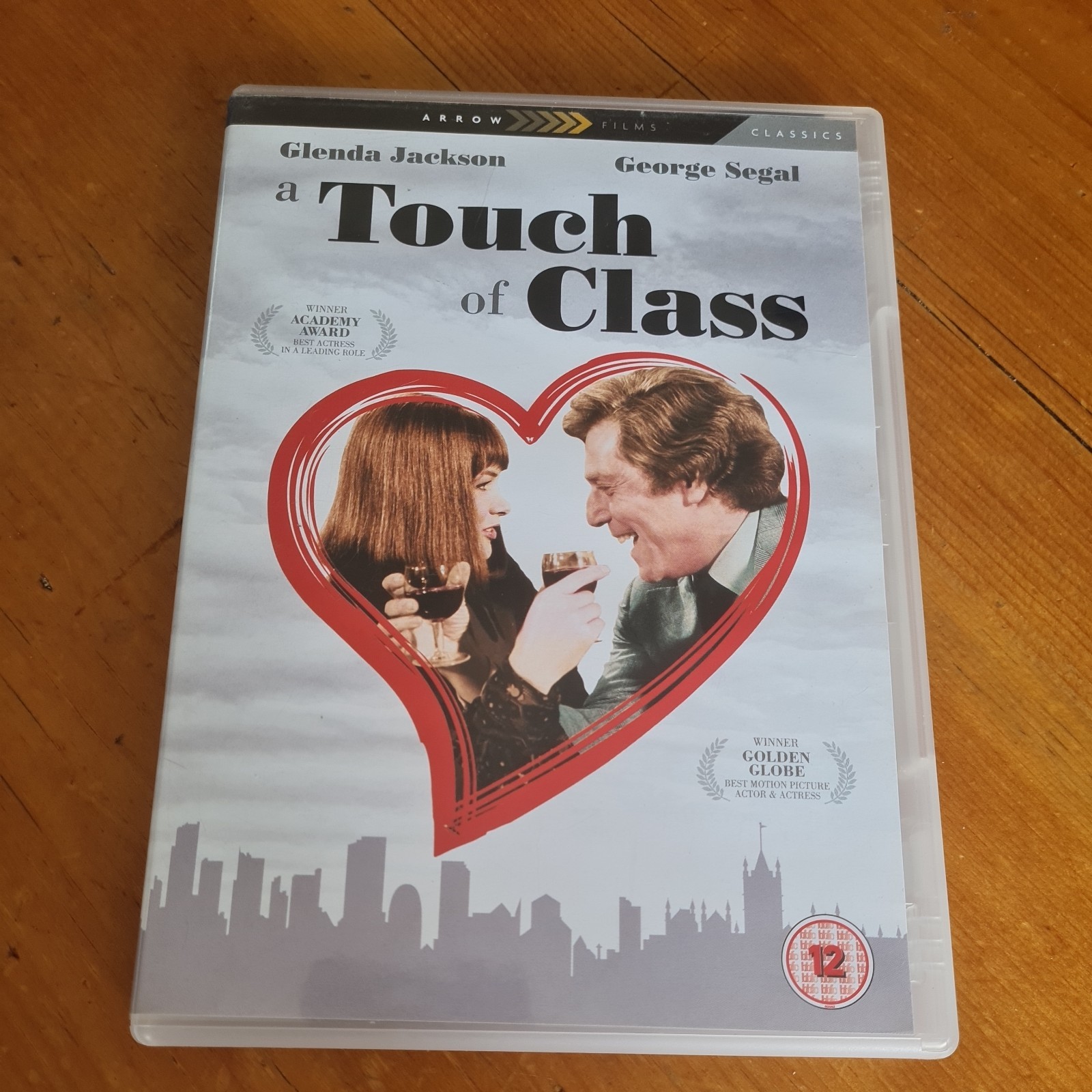 A TOUCH OF CLASS DVD George Segal Glenda Jackson Melvin Frank Arrow Films R2 UK