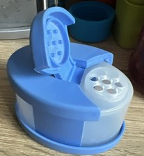 Tupperware Orient GewürzStreuer Zwerg Deckel Streu Schüttvorrichtung blau